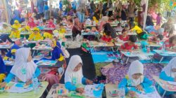Tawa Ceria Anak-Anak Warnai Lomba Gambar di Wisata Tirta Arum Bojong