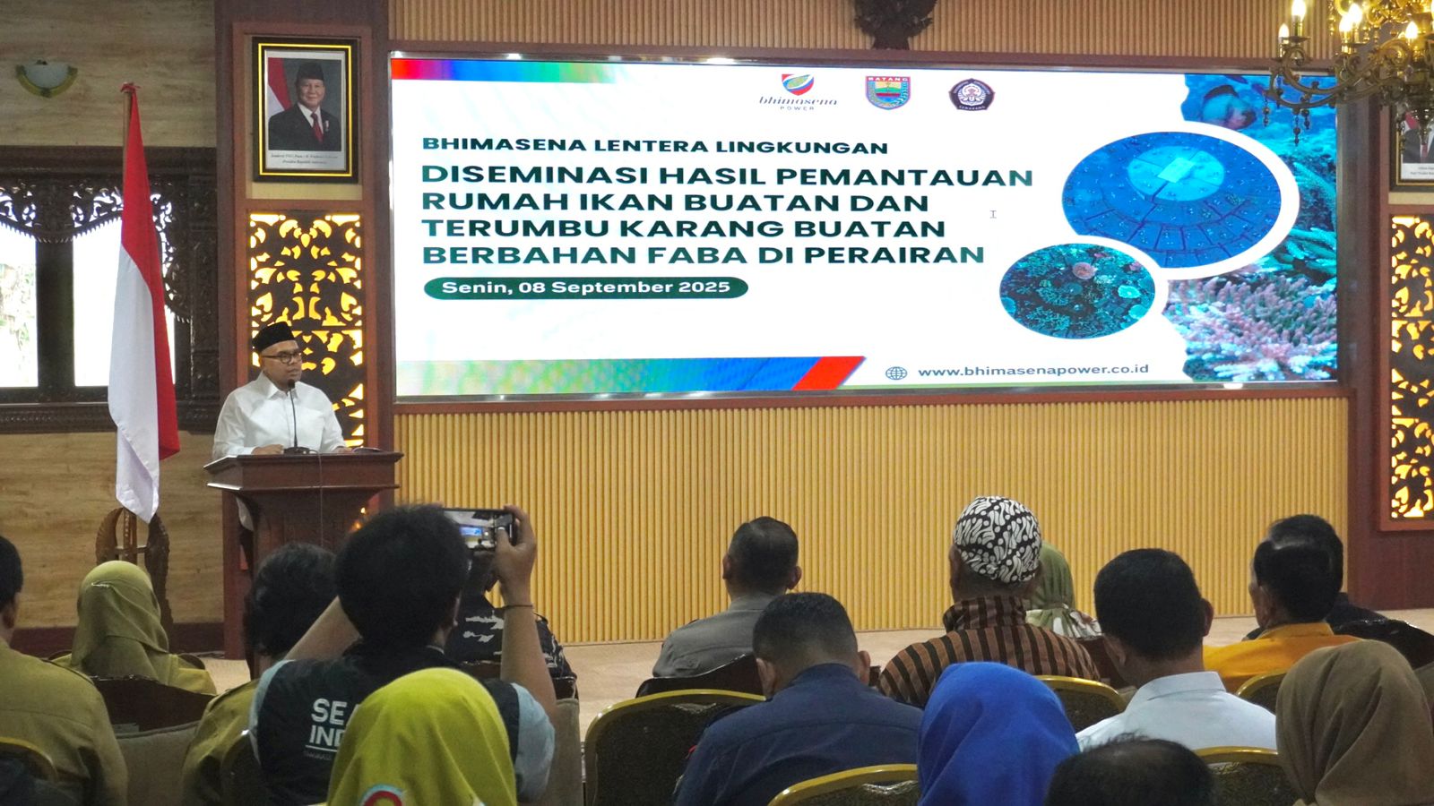 Terumbu Karang Buatan FABA PLTU Batang Mulai Dihuni Biota Laut