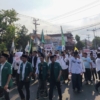 Ribuan Santri NU Pemalang Longmarch Laporkan Trans7 ke Polisi