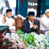 Hujan Tak Halangi Ribuan Santri Hadiri Jateng Bersholawat di Kudus