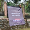 GP Ansor Kabupaten Tegal Pasang Spanduk Boikot Trans7 di Area Pemancar Stasiun TV Trans7 Gantungan