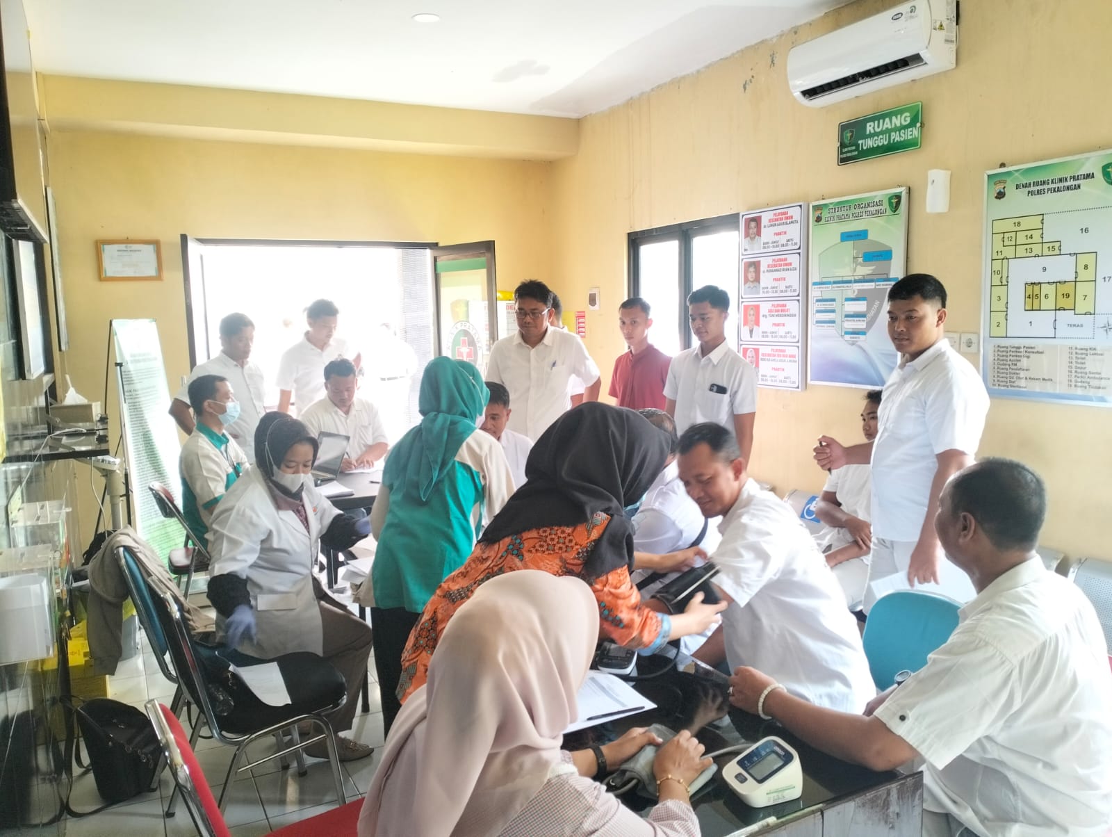 41 Personel Reskrim Polres Pekalongan Ikuti Skrining Gula Darah