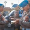 Propam Polres Tegal Kota Siap Jadi Teladan Lalu Lintas Operasi Zebra Candi 2025