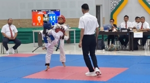 UIN Gusdur Taekwondo Competition, Atlet Cilik Zulfa Raih Emas Kurang dari Satu Menit