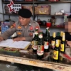 Dua Warung di Dirazia, Sat Samapta Polres Pekalongan Sita 23 Botol Miras Ilegal